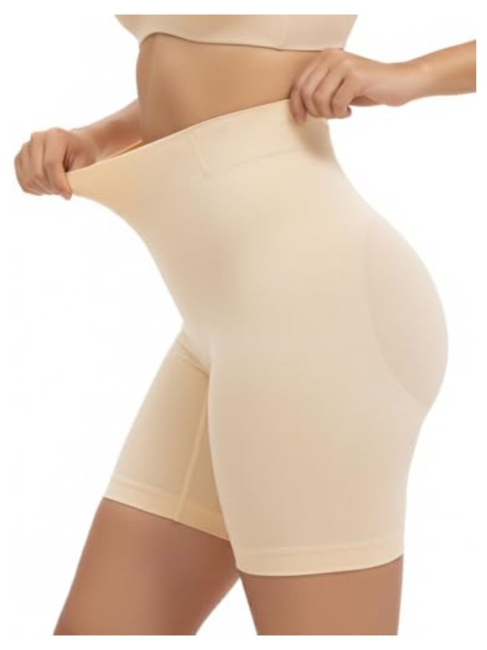High Waisted Tummy Control Shapewear Shorts for Women Thigh Slimming Seamless